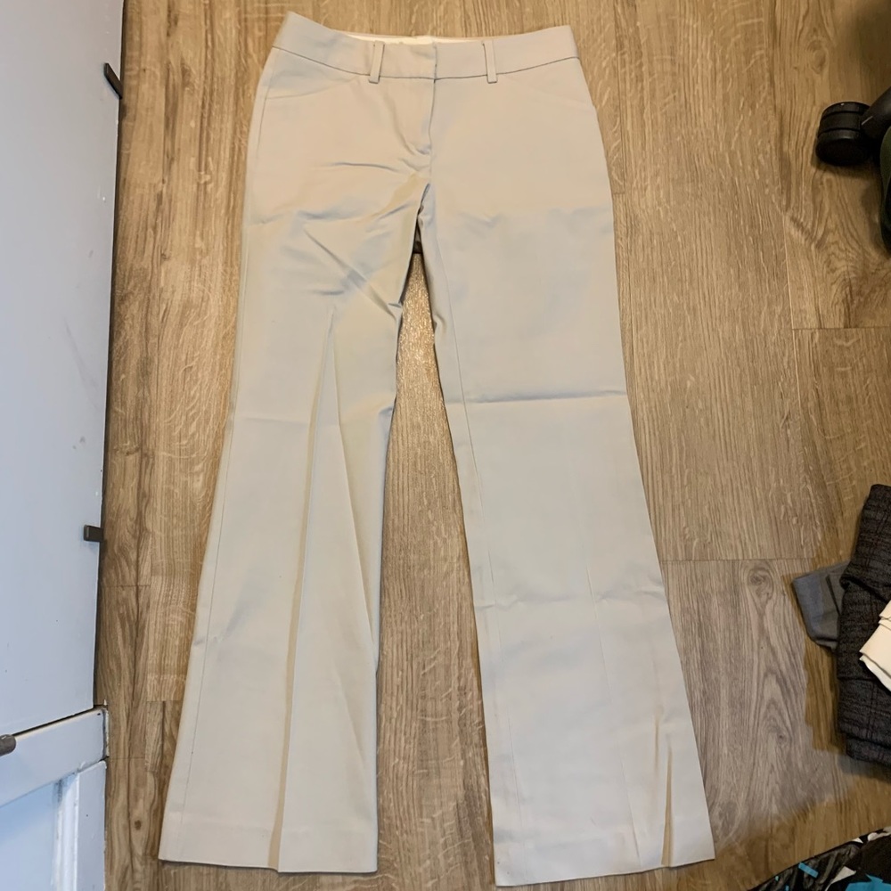 NWOT Theory khaki/beige cotton stretch pants